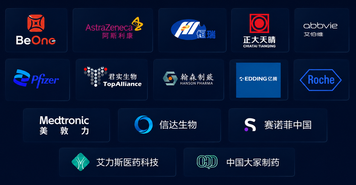 横方健康合作伙伴展示墙